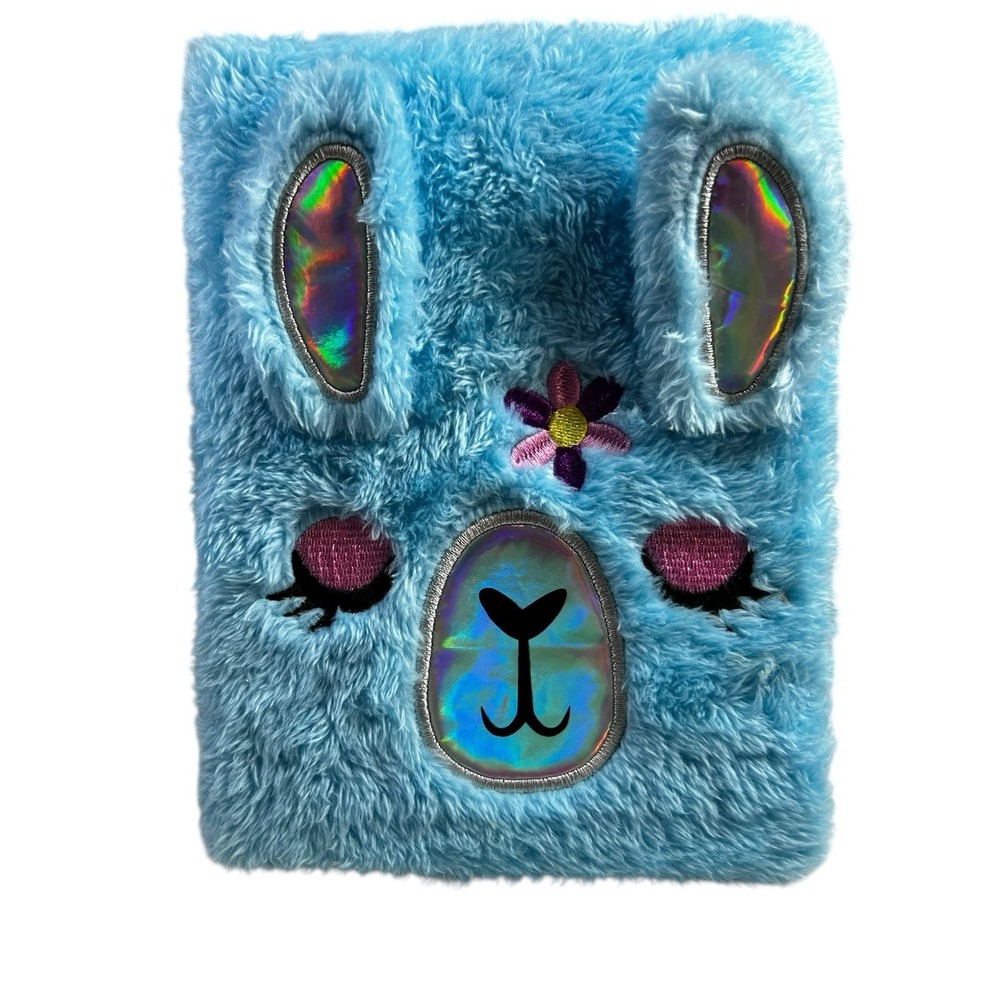 Furry Blue Llama Journal Notebook Kids Gratitude Activity Diary